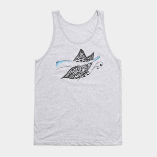 Butterfly tribal tatoo art Tank Top